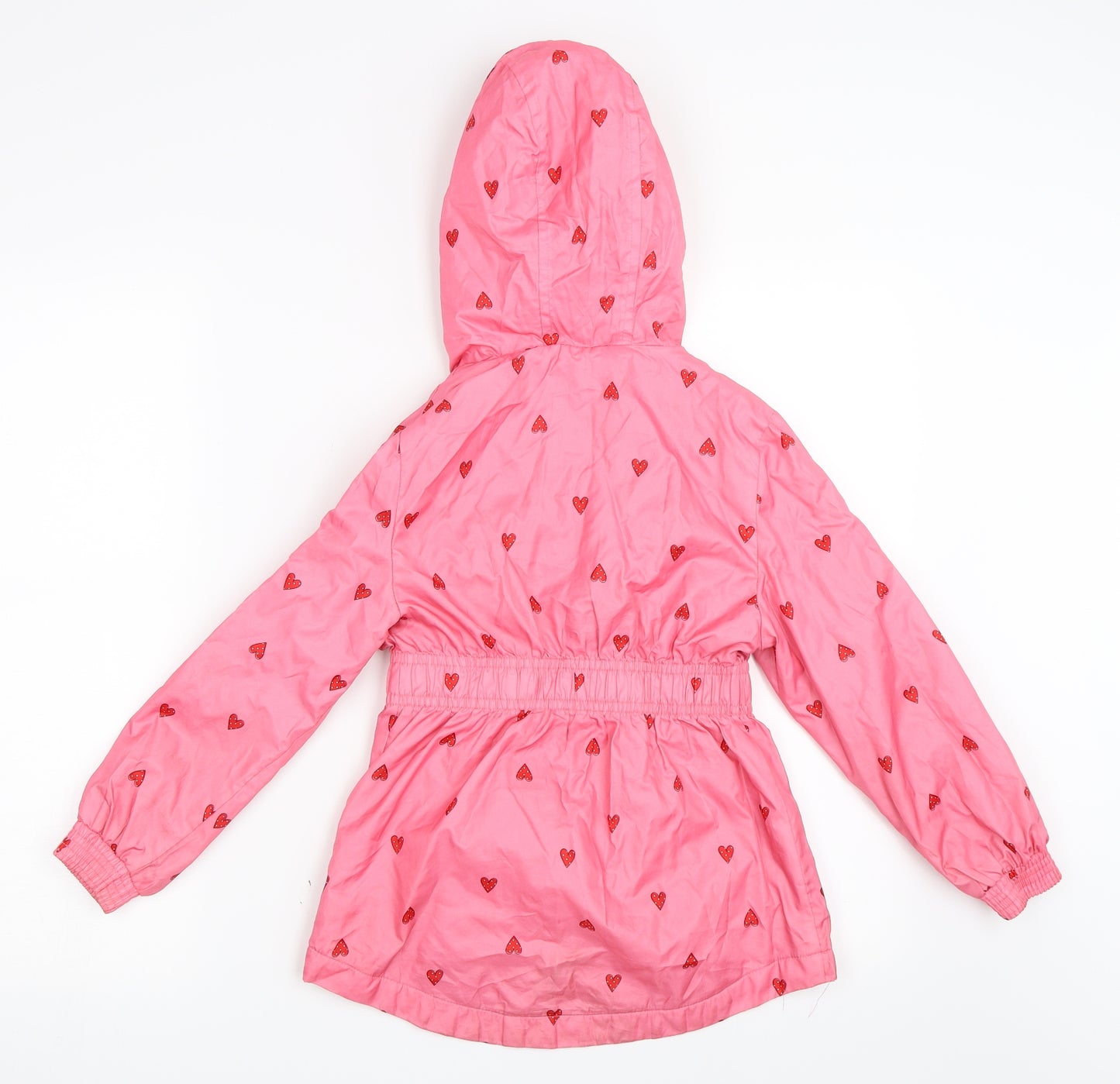 George Girls Pink   Rain Coat Coat Size 6-7 Years