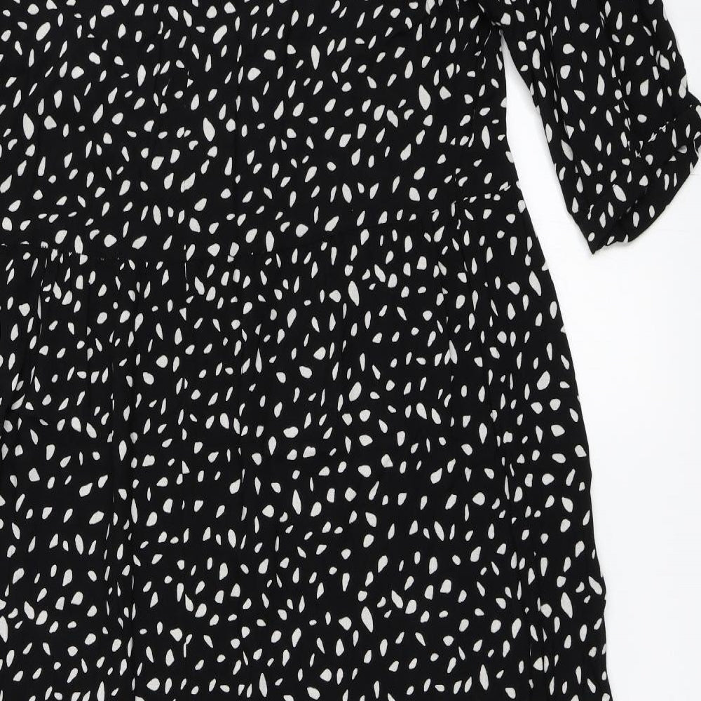 Nobody's Child Womens Black   Fit & Flare  Size 16