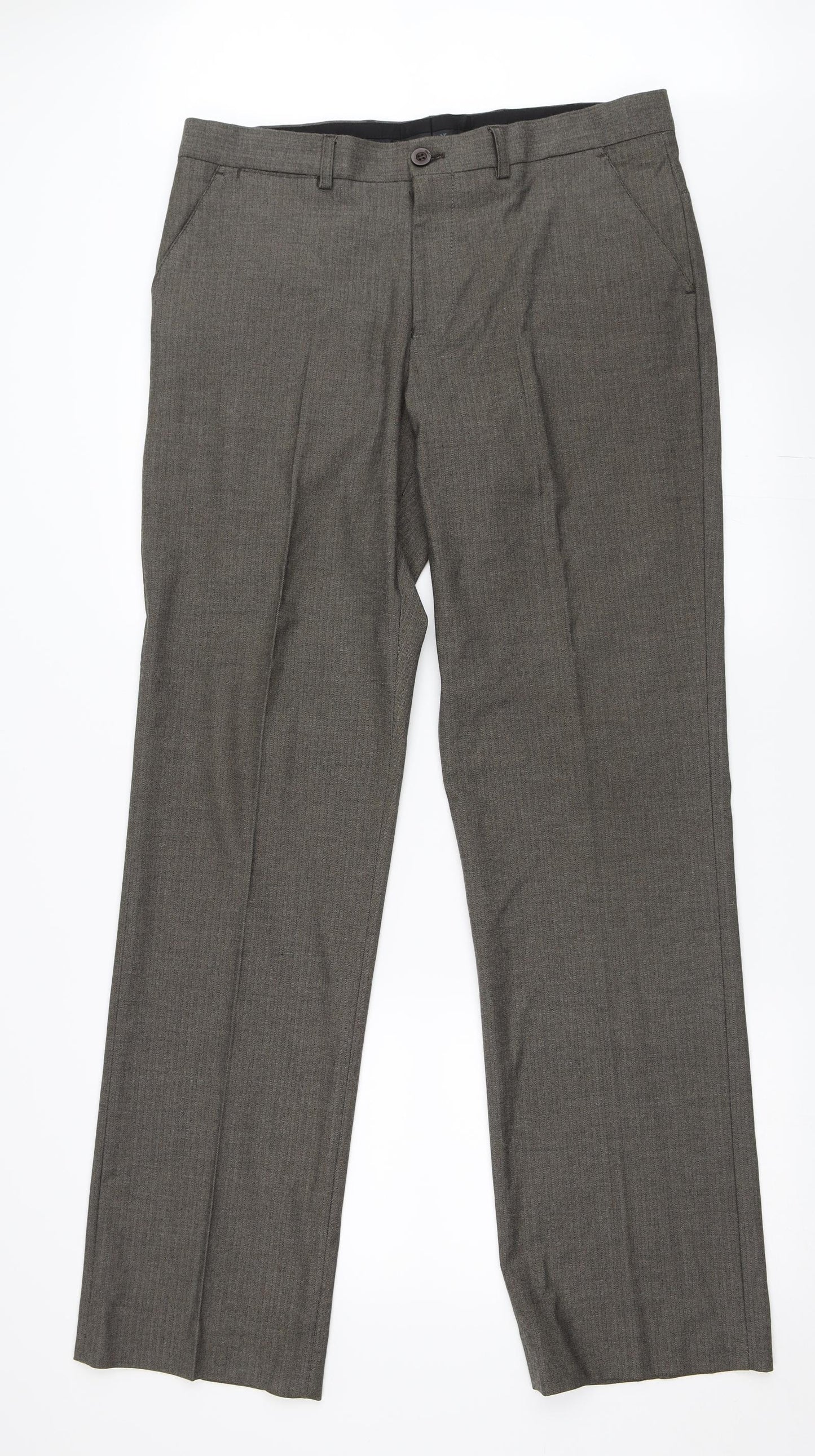Lost Boys Mens Brown   Trousers  Size 34 in L34 in