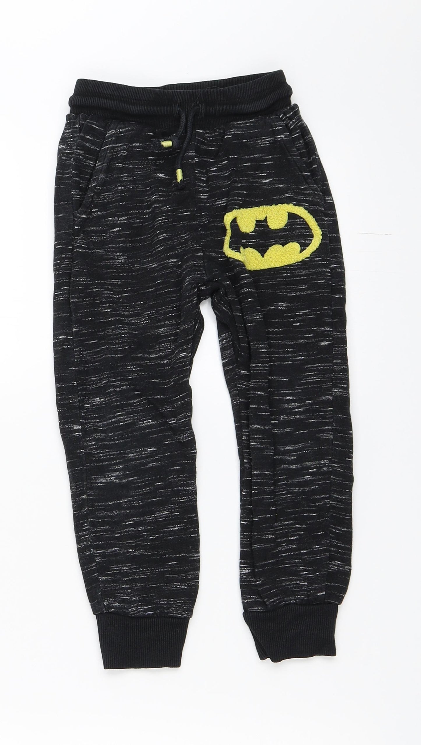 Primark Boys Grey   Jogger Trousers Size 3-4 Years - batman