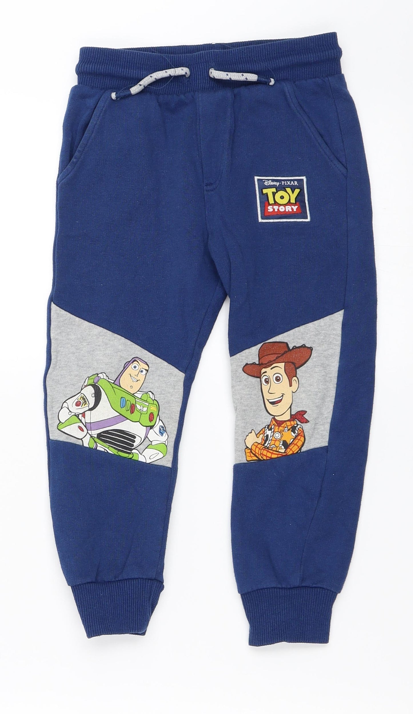 Primark Boys Blue   Jogger Trousers Size 3-4 Years - Toy Story