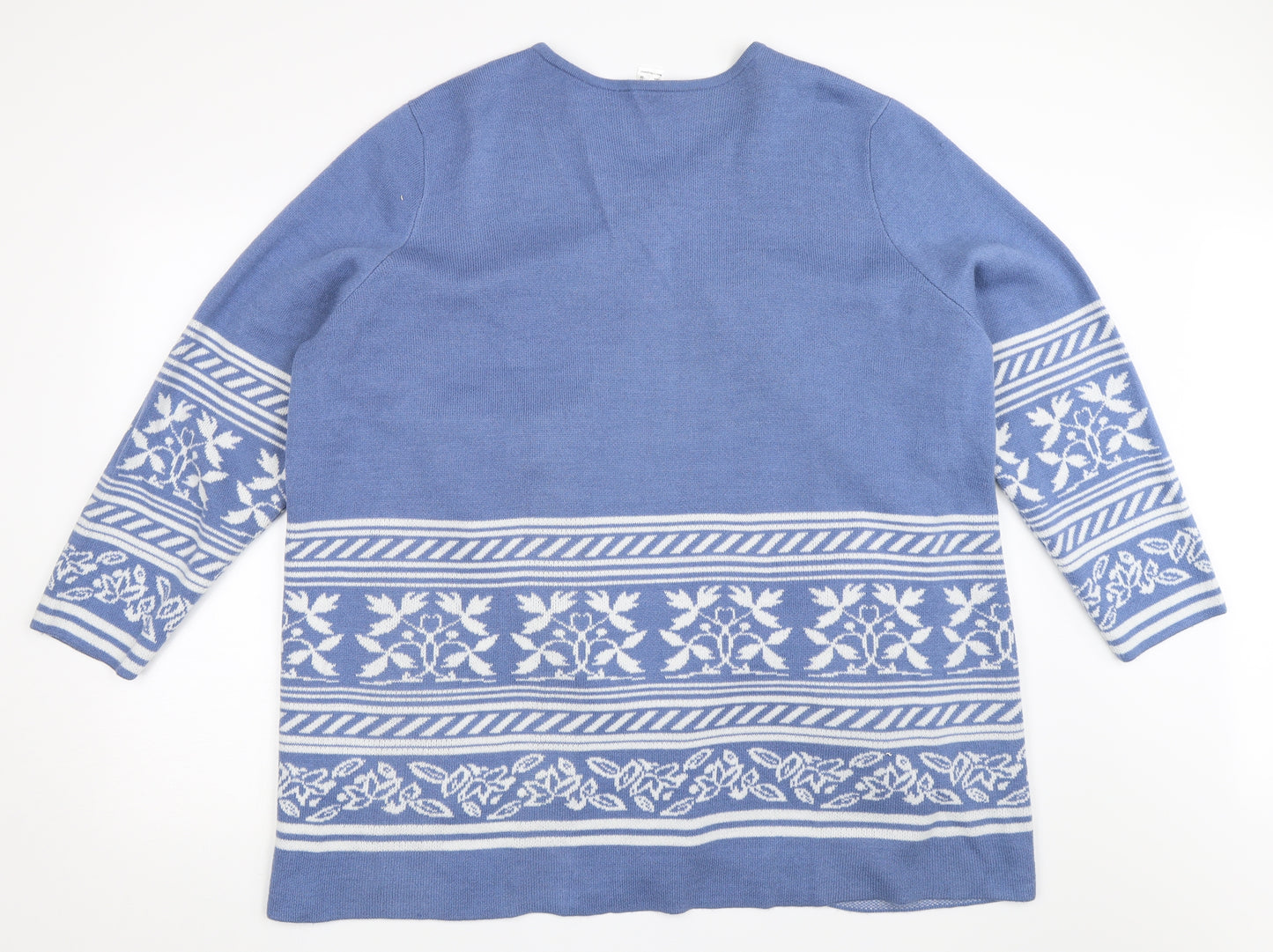 Preworn Womens Blue   Cardigan Jumper Size 28