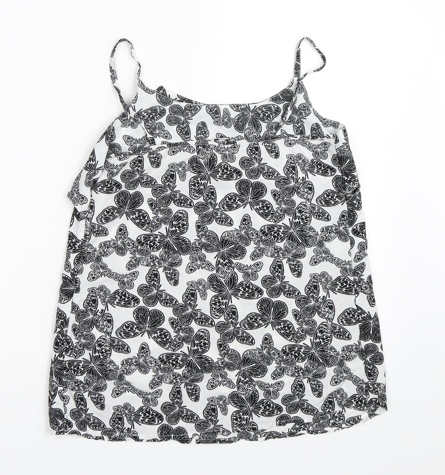 Pep&Co Womens White   Camisole Blouse Size 8