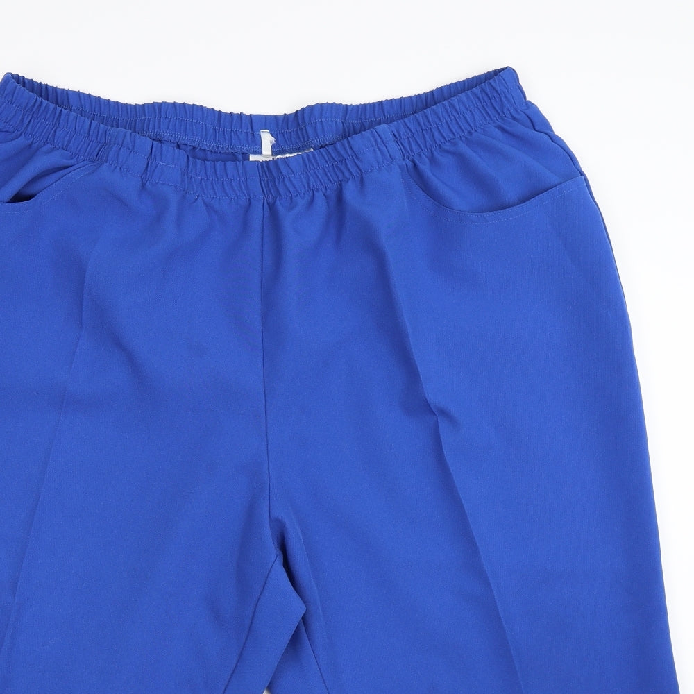 Preworn Womens Blue   Cropped Trousers Size 26