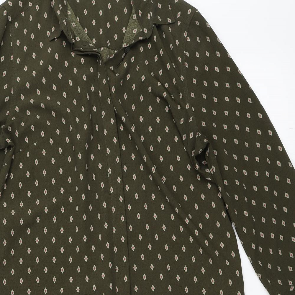 NEXT Womens Green   Shirt Dress  Size 10
