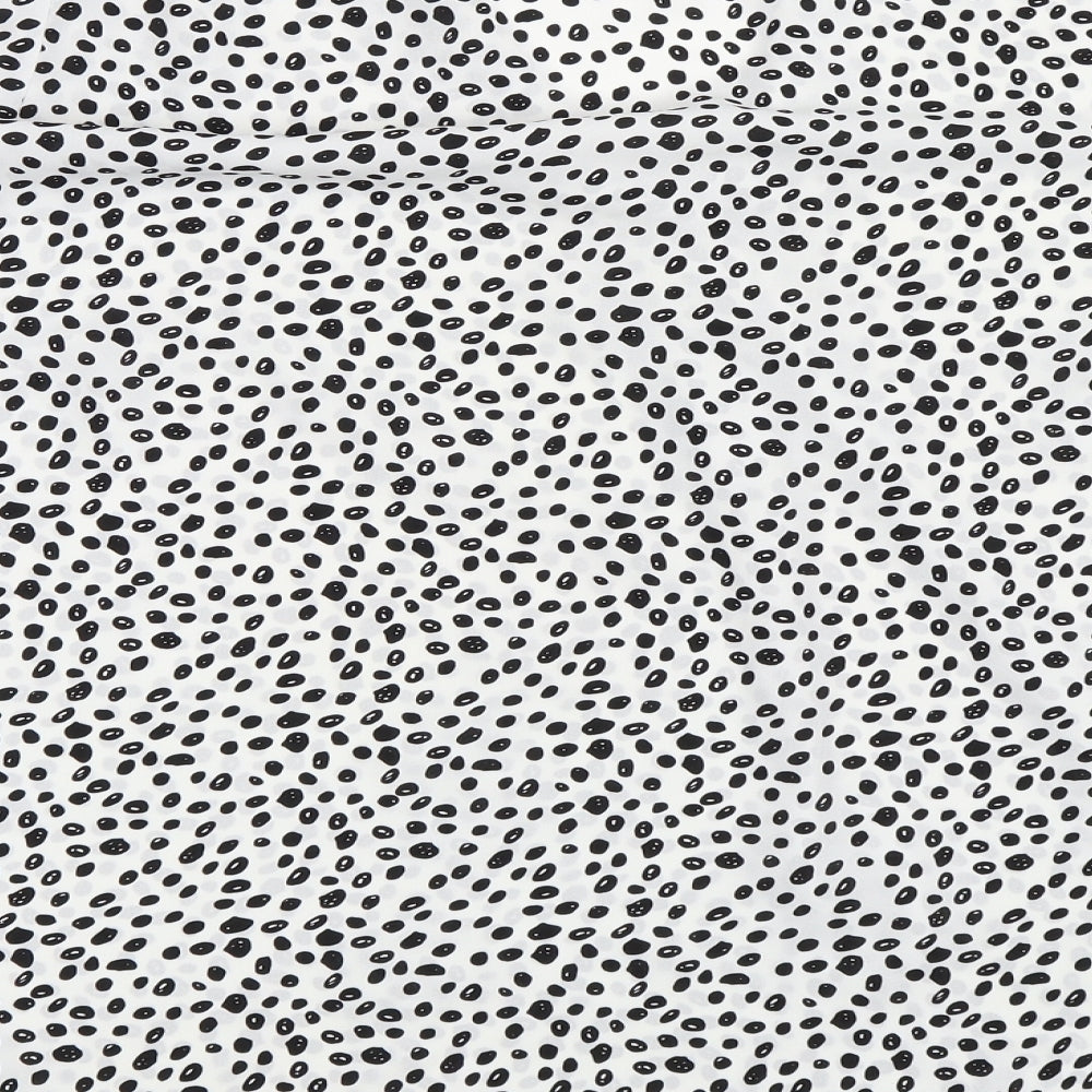 George Womens White Animal Print  Basic Blouse Size 20