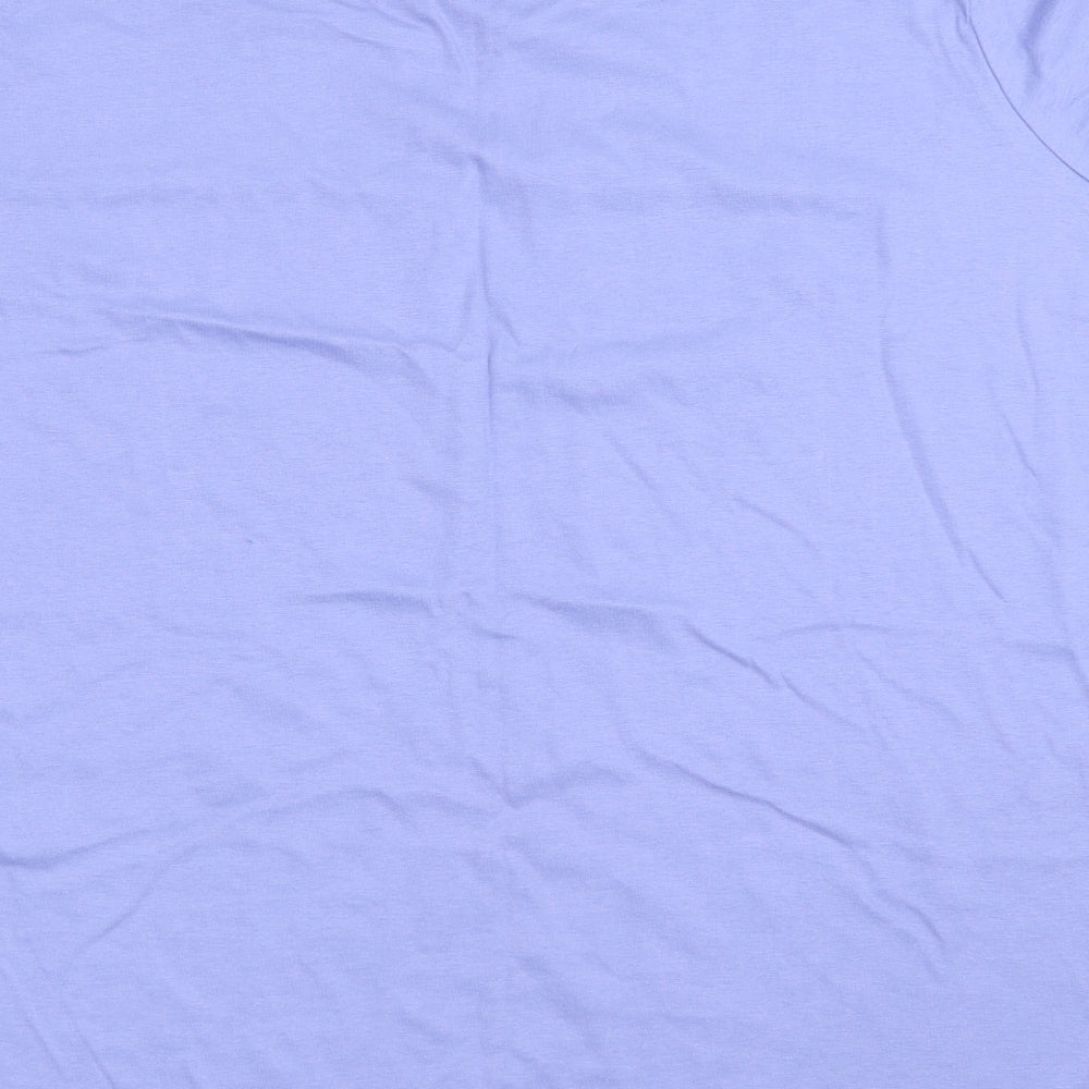 Charmance Womens Blue   Basic T-Shirt Size 26