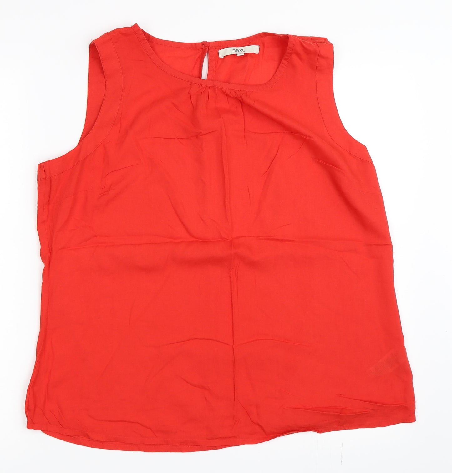 NEXT Womens Red   Basic Blouse Size 14