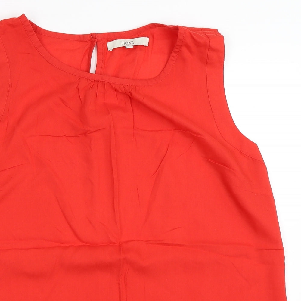 NEXT Womens Red   Basic Blouse Size 14