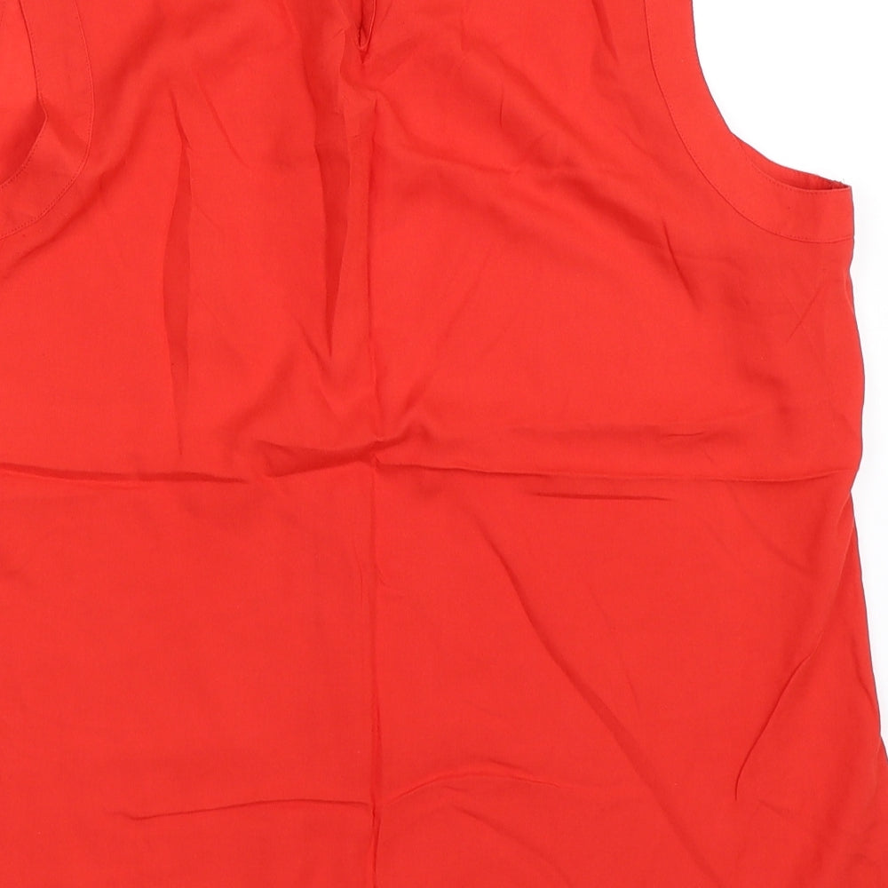 NEXT Womens Red   Basic Blouse Size 14