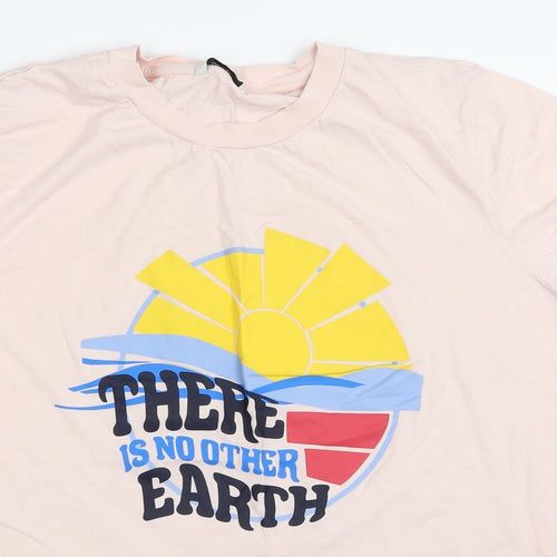 George Womens Pink   Basic T-Shirt Size 22  - There is no other Earth
