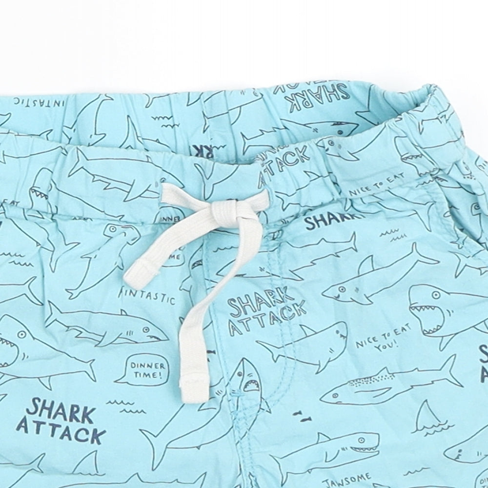 H&M Boys Blue   Bermuda Shorts Size 2-3 Years