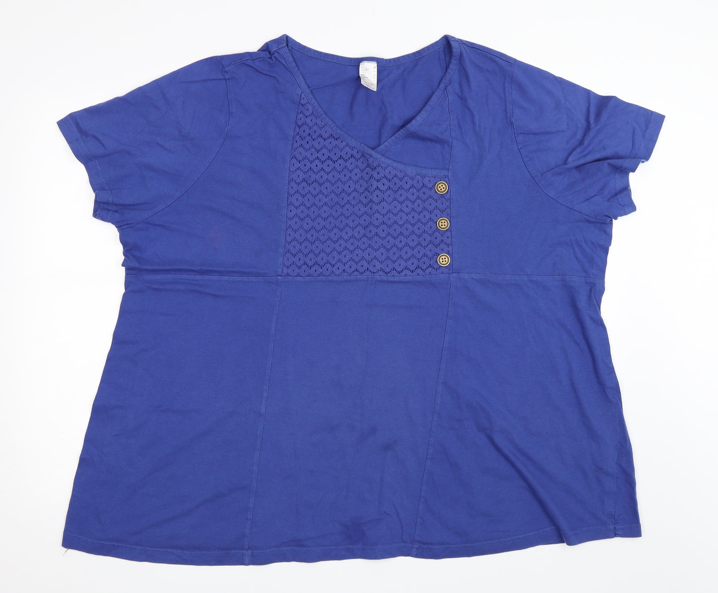 Preworn Womens Blue   Basic T-Shirt Size 28