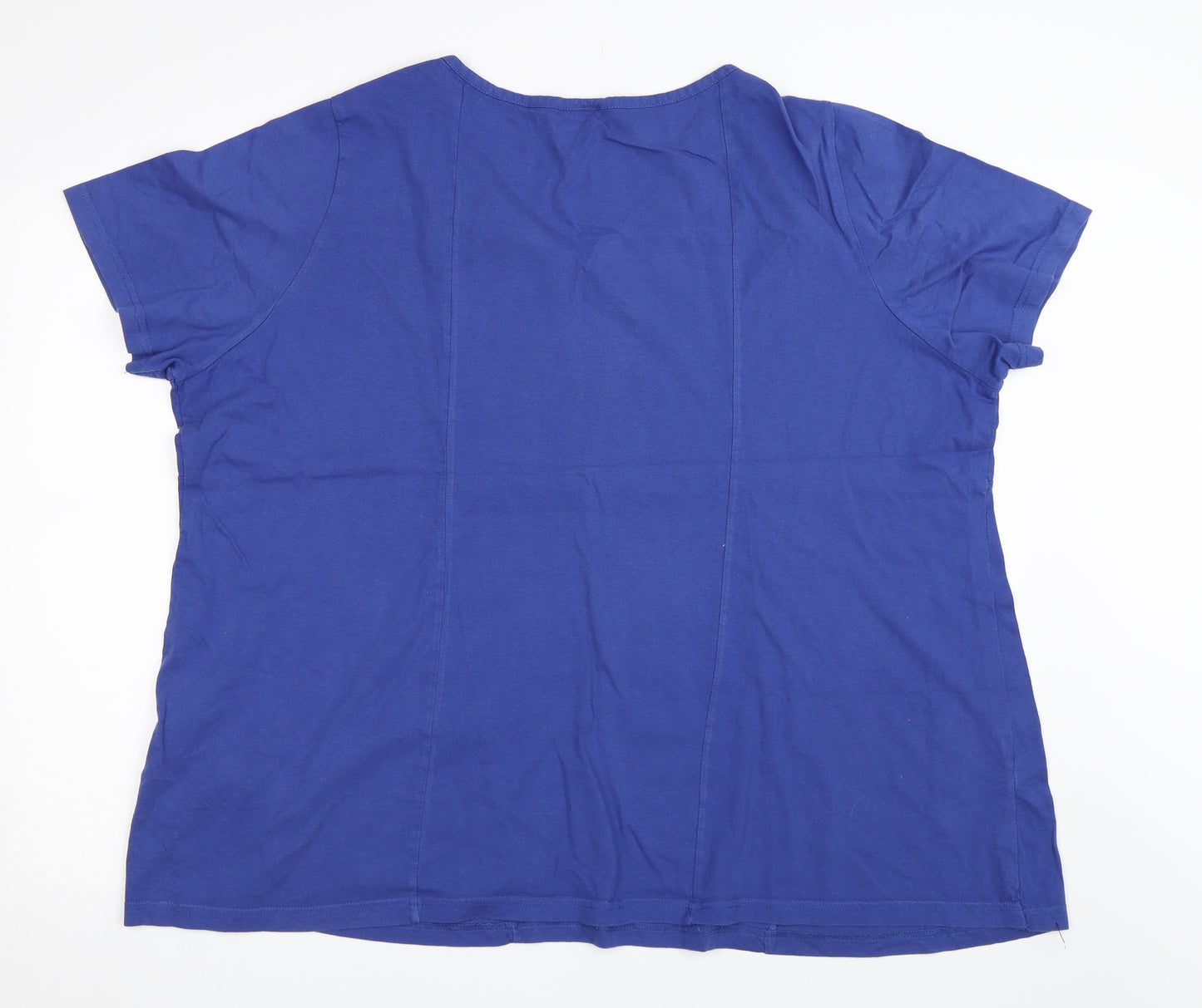 Preworn Womens Blue   Basic T-Shirt Size 28