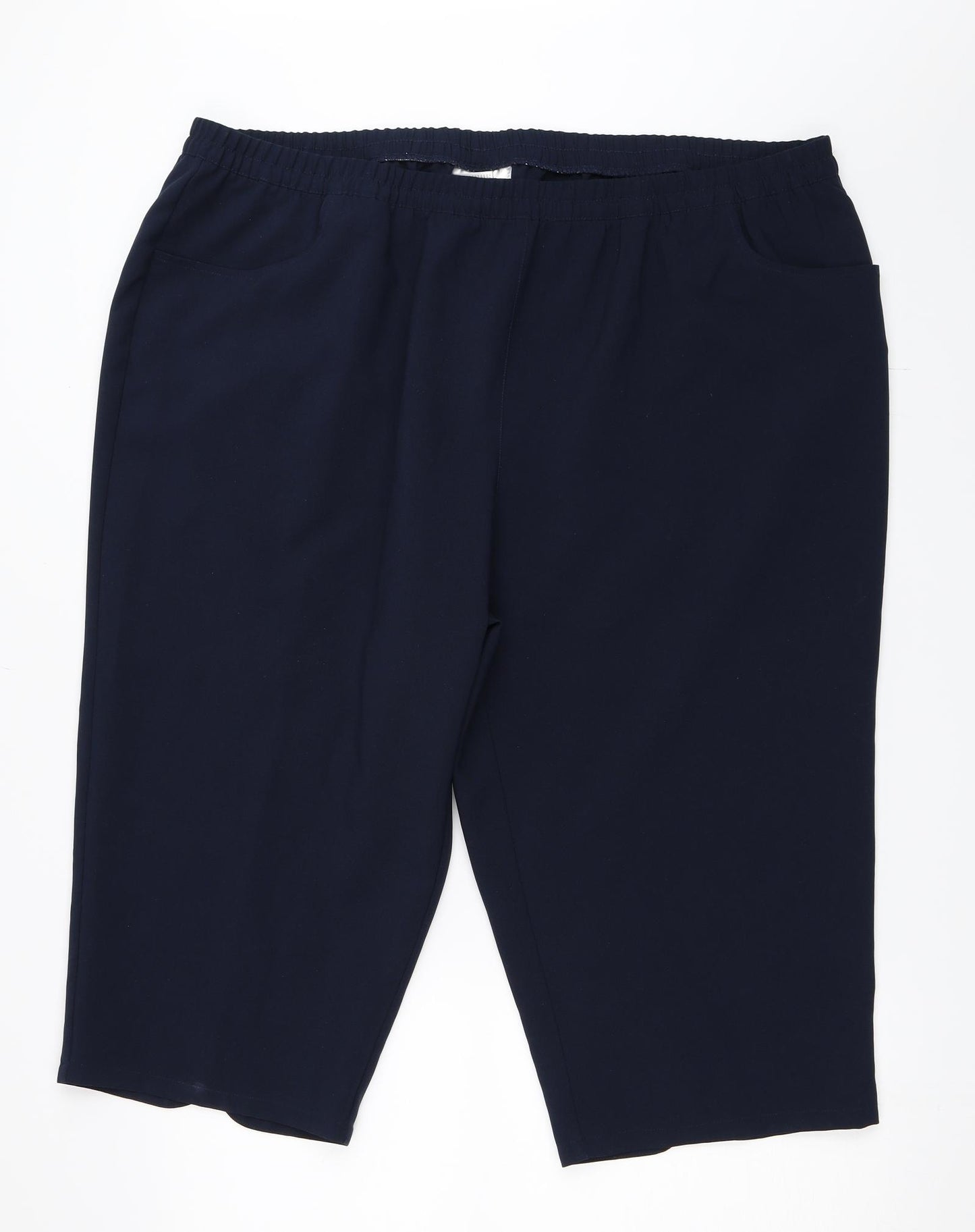 Preworn Womens Blue   Cropped Trousers Size 28