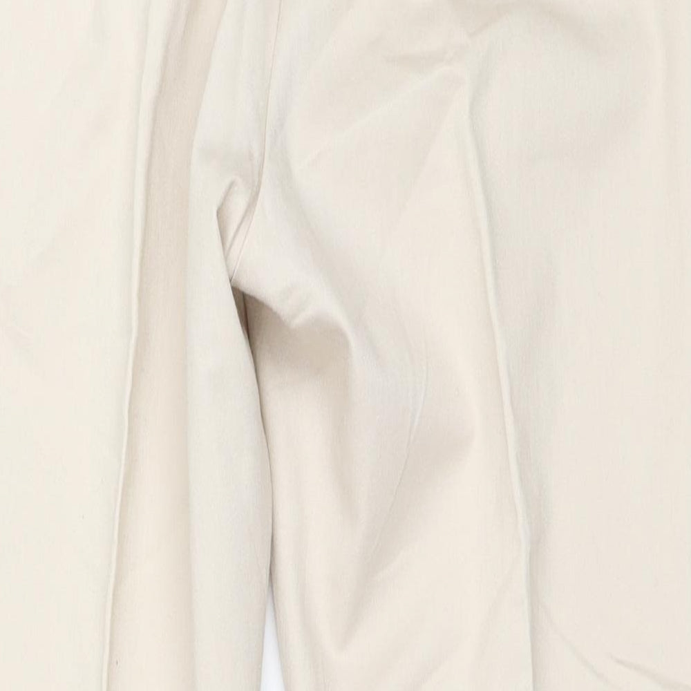 H&M Womens Beige   Capri Trousers Size 44 L26.5 in