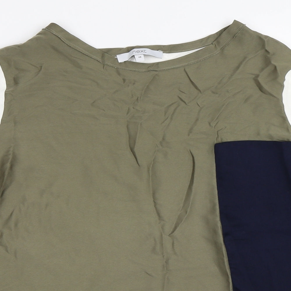 NEXT Womens Green   Basic T-Shirt Size 10