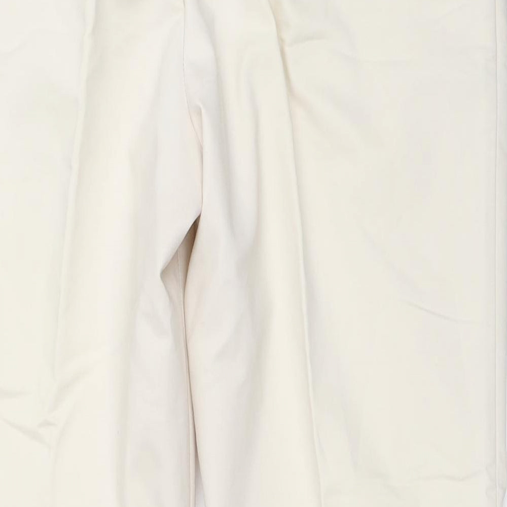 H&M Womens Beige   Capri Trousers Size 42 L26 in