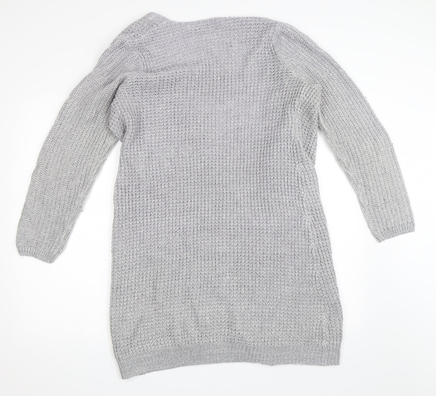 New Look Womens Grey   Cardigan Jumper Size 12