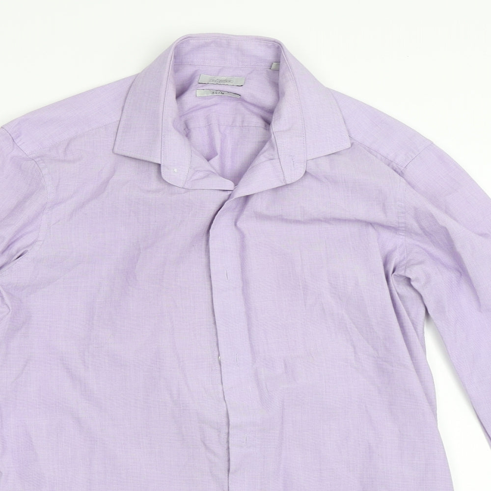NEXT Mens Purple    Dress Shirt Size 15.5
