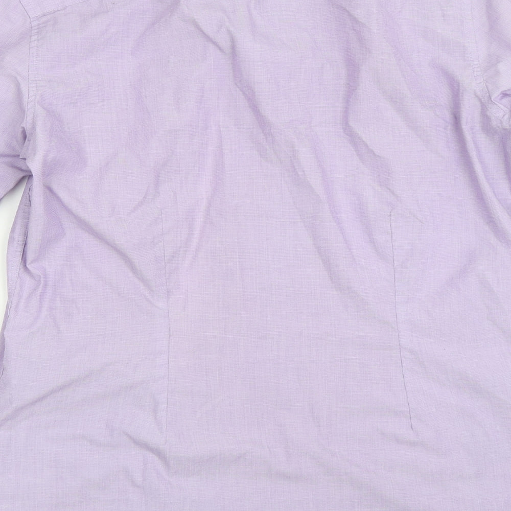 NEXT Mens Purple    Dress Shirt Size 15.5