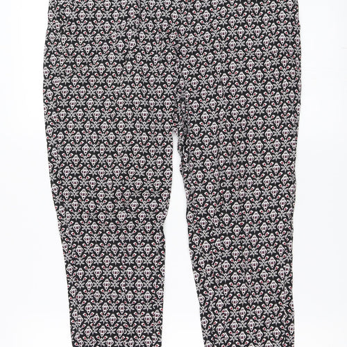 Atmosphere Womens Black   Capri Trousers Size 10 L24 in