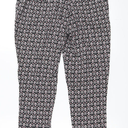 Atmosphere Womens Black   Capri Trousers Size 10 L24 in