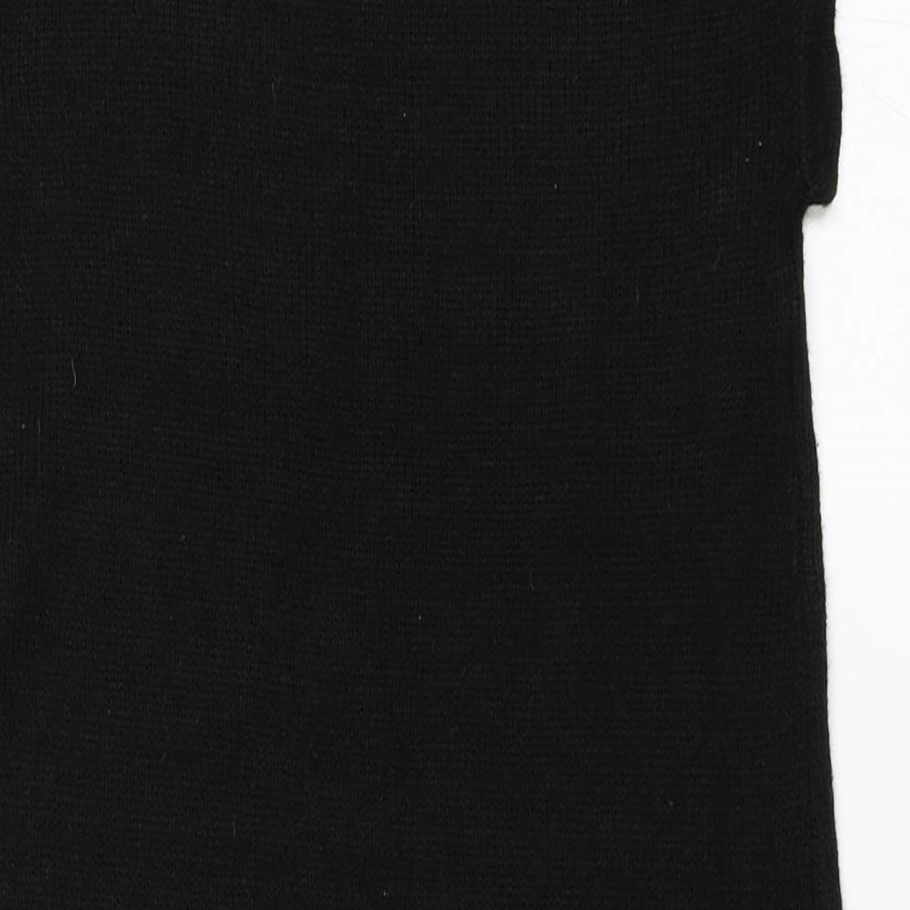 QED London Womens Black   Jumper Dress  Size S
