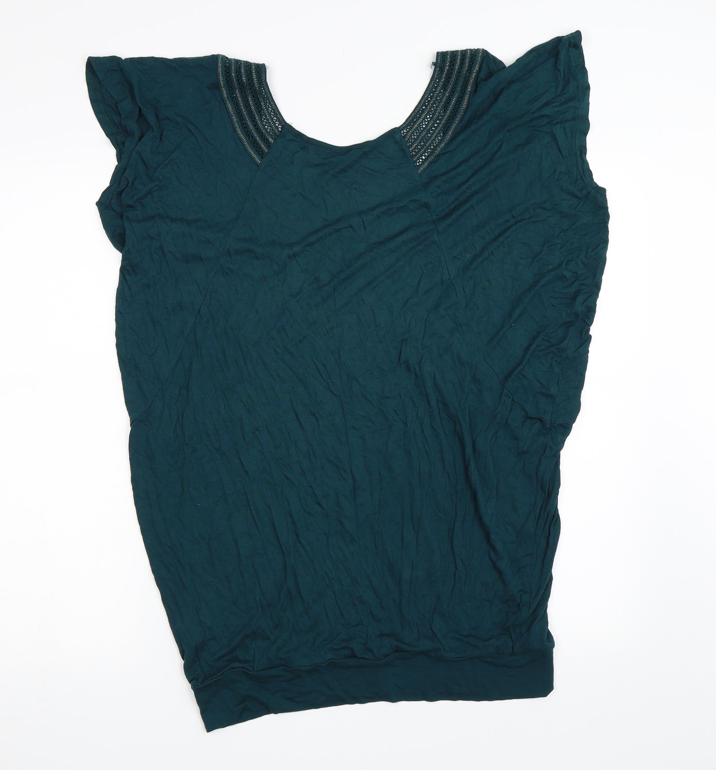 Miss Selfridge Womens Green   Basic Blouse Size 10