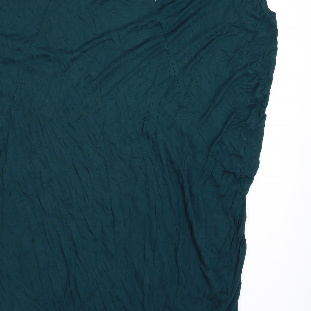 Miss Selfridge Womens Green   Basic Blouse Size 10