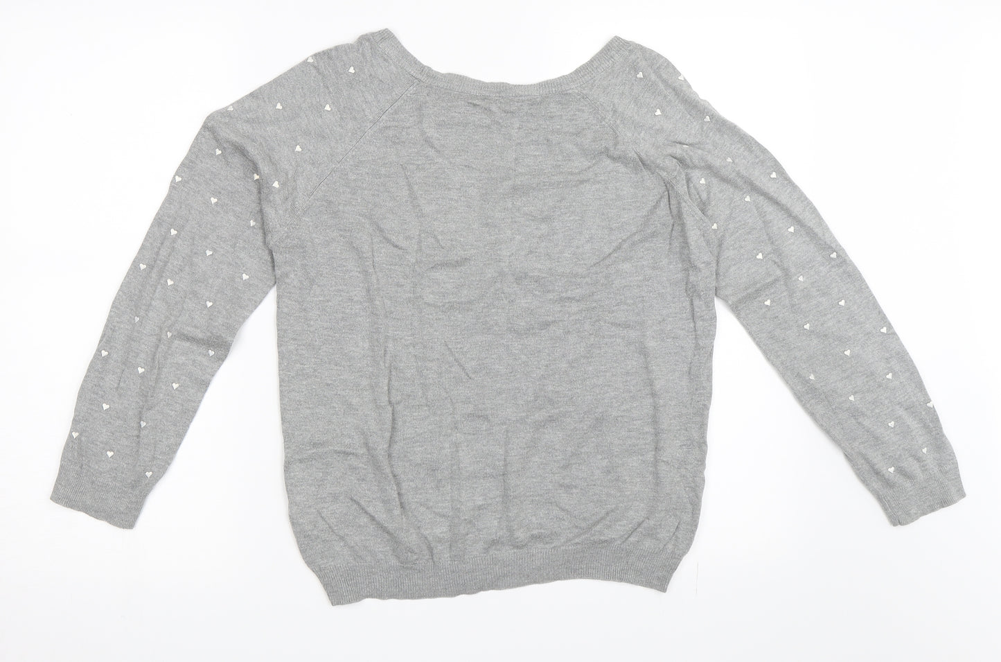 TU Womens Grey   Pullover Jumper Size 10