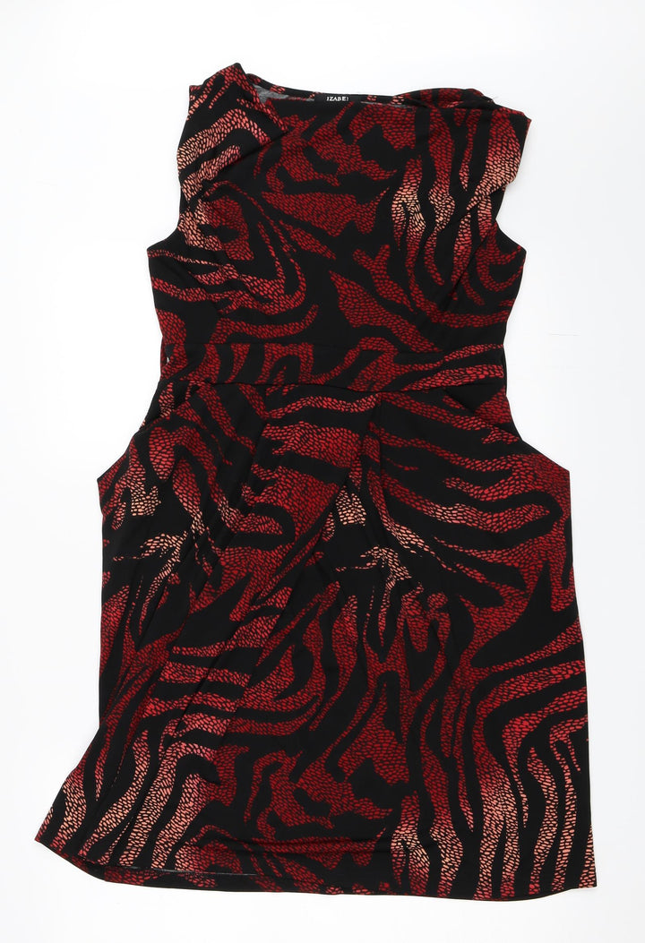 Izabel Womens Black Shift Size XL