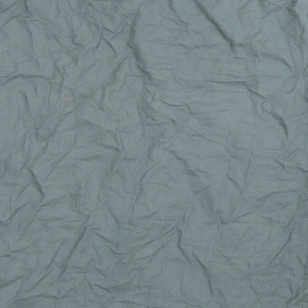Marks and Spencer Mens Grey    Button-Up Size L