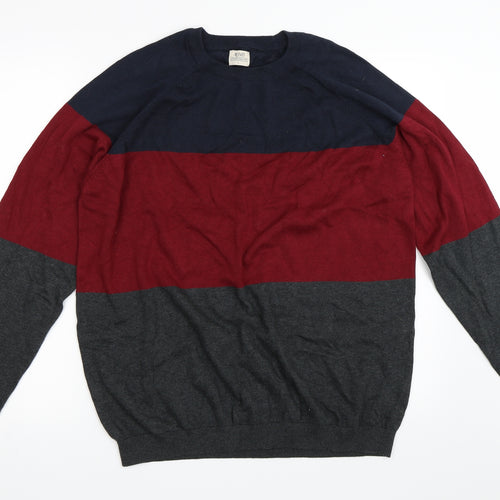 ACW85 Mens Grey   Pullover Jumper Size L