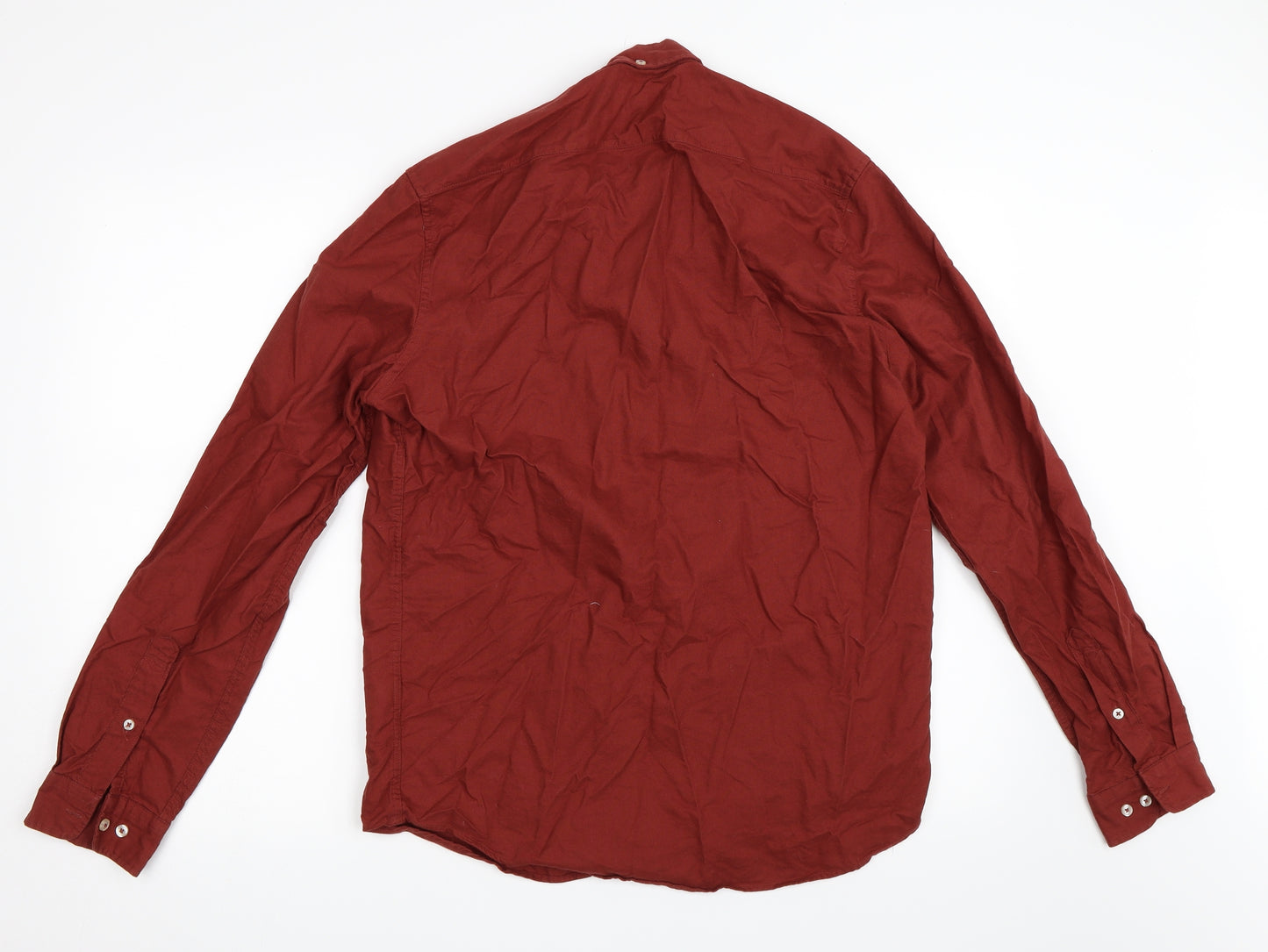 NEXT Mens Red    Button-Up Size M