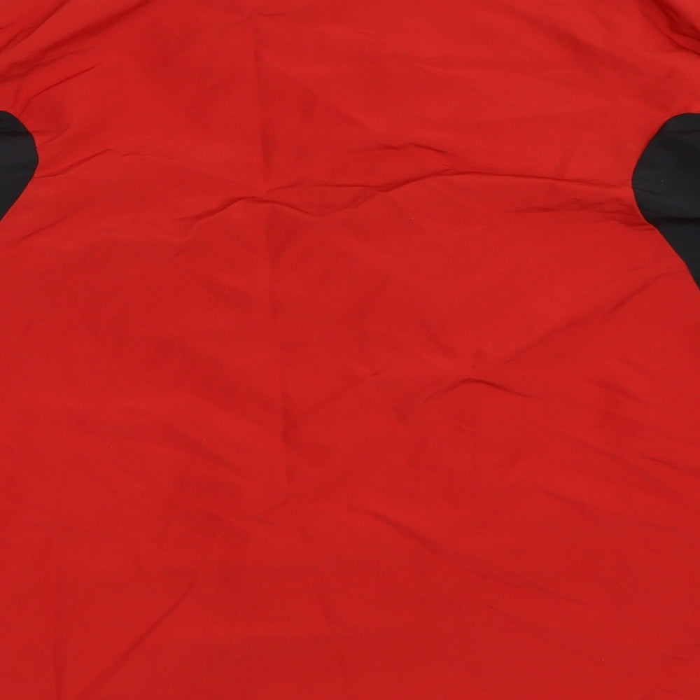 adidas Mens Red   Windbreaker Coat Size 38