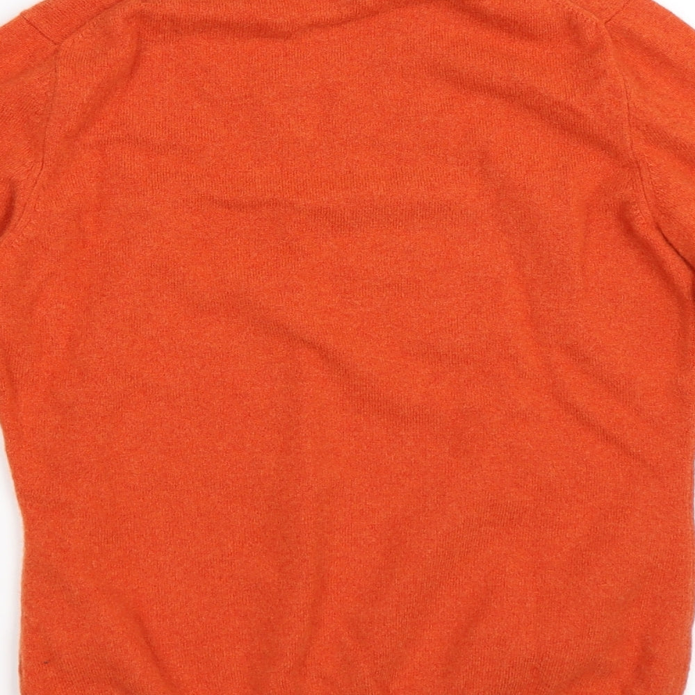 Laura Ashley Womens Orange   Pullover Jumper Size 10