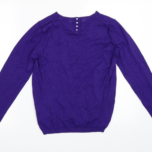 Debenhams Womens Purple   Pullover Jumper Size 12
