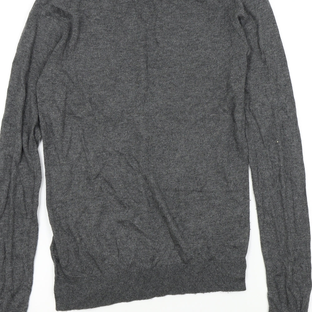 H&M Womens Grey   Pullover Jumper Size S