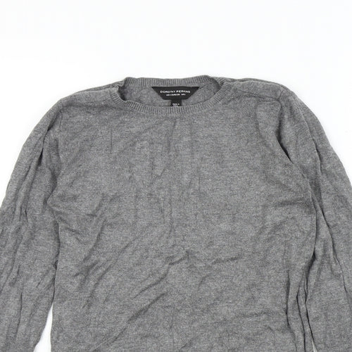 Dorothy Perkins Womens Grey   Pullover Jumper Size 8  - buttons on sleeves