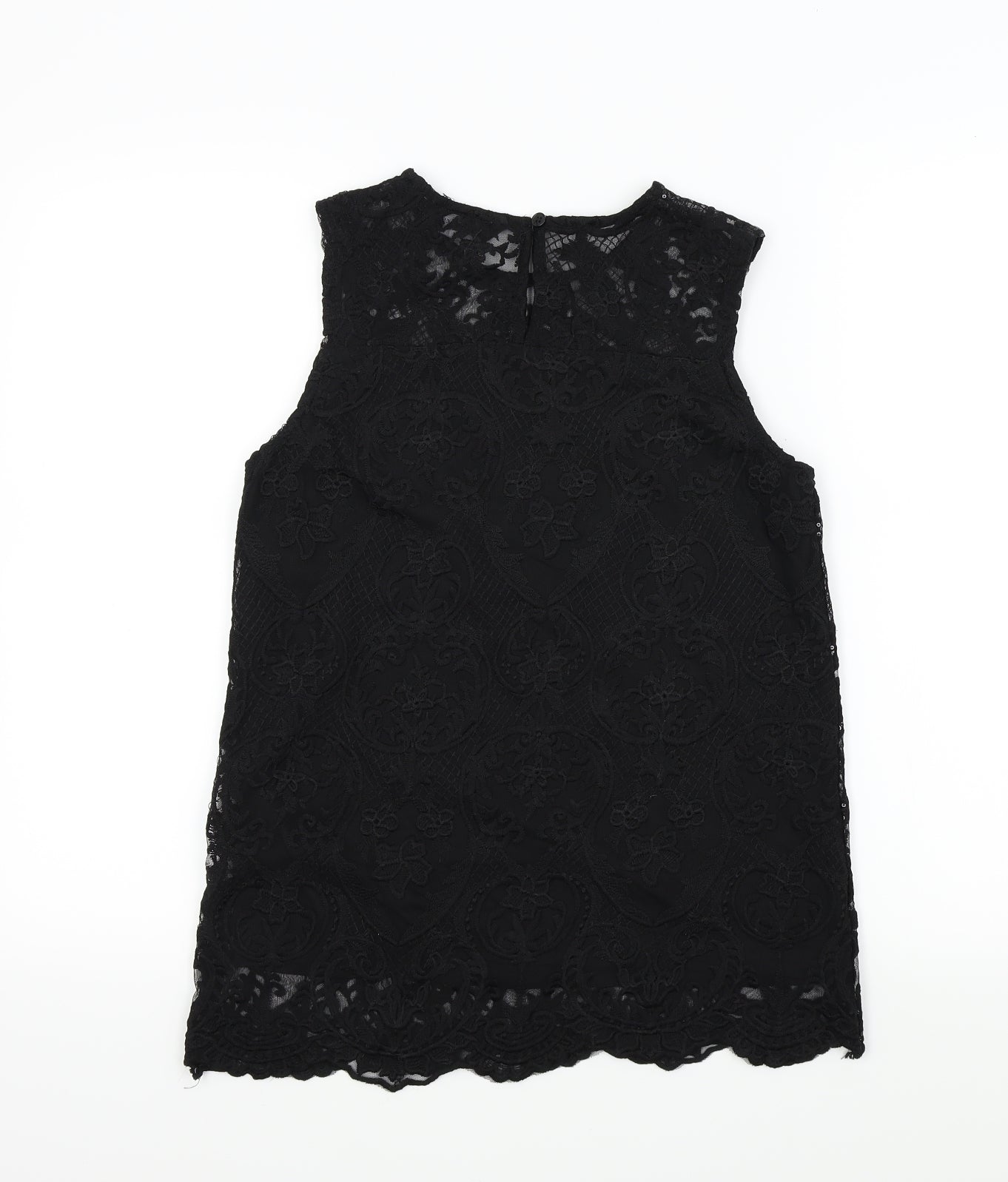 Dorothy Perkins Womens Black Colourblock  Basic Blouse Size 8