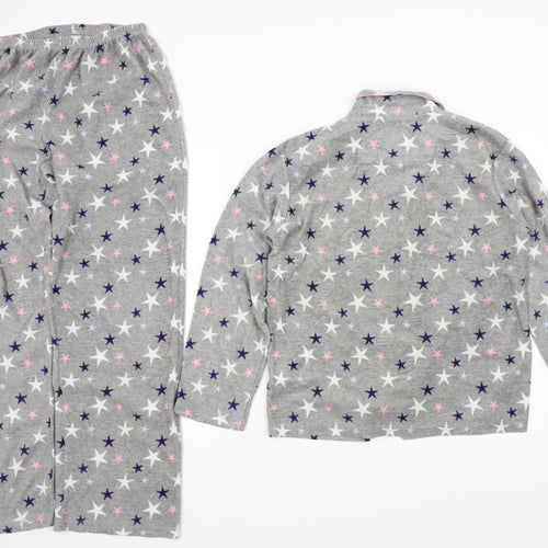 Love To Dream Womens Grey Geometric  Top Pyjama Set Size 8