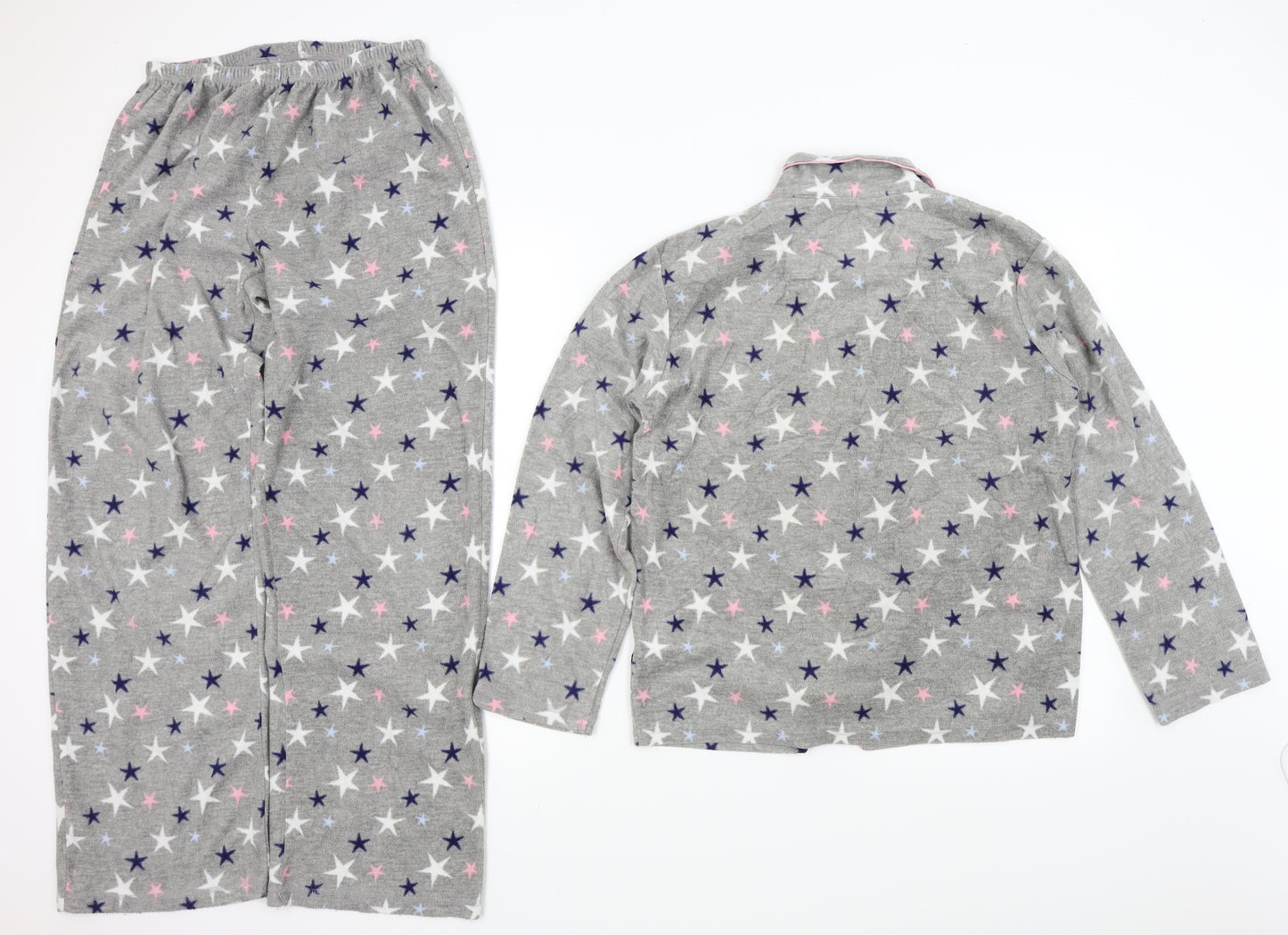 Love To Dream Womens Grey Geometric  Top Pyjama Set Size 8