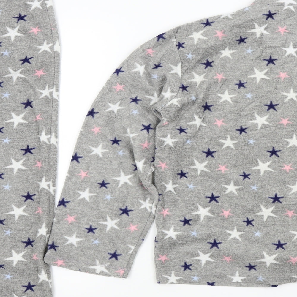 Love To Dream Womens Grey Geometric  Top Pyjama Set Size 8