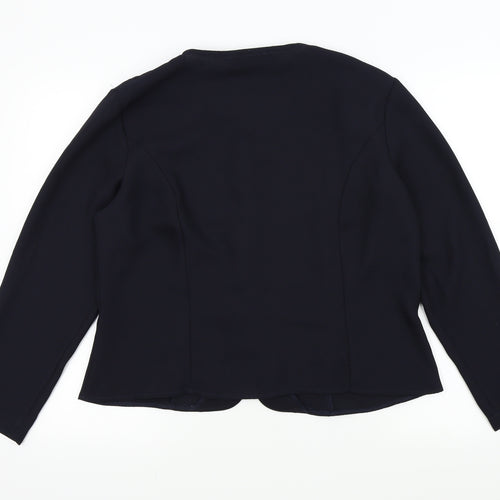 Berkertex Womens Blue Colourblock  Basic Button-Up Size 18