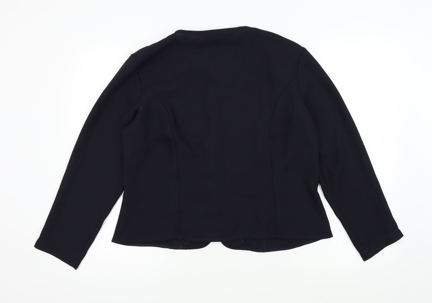 Berkertex Womens Blue Colourblock  Basic Button-Up Size 18