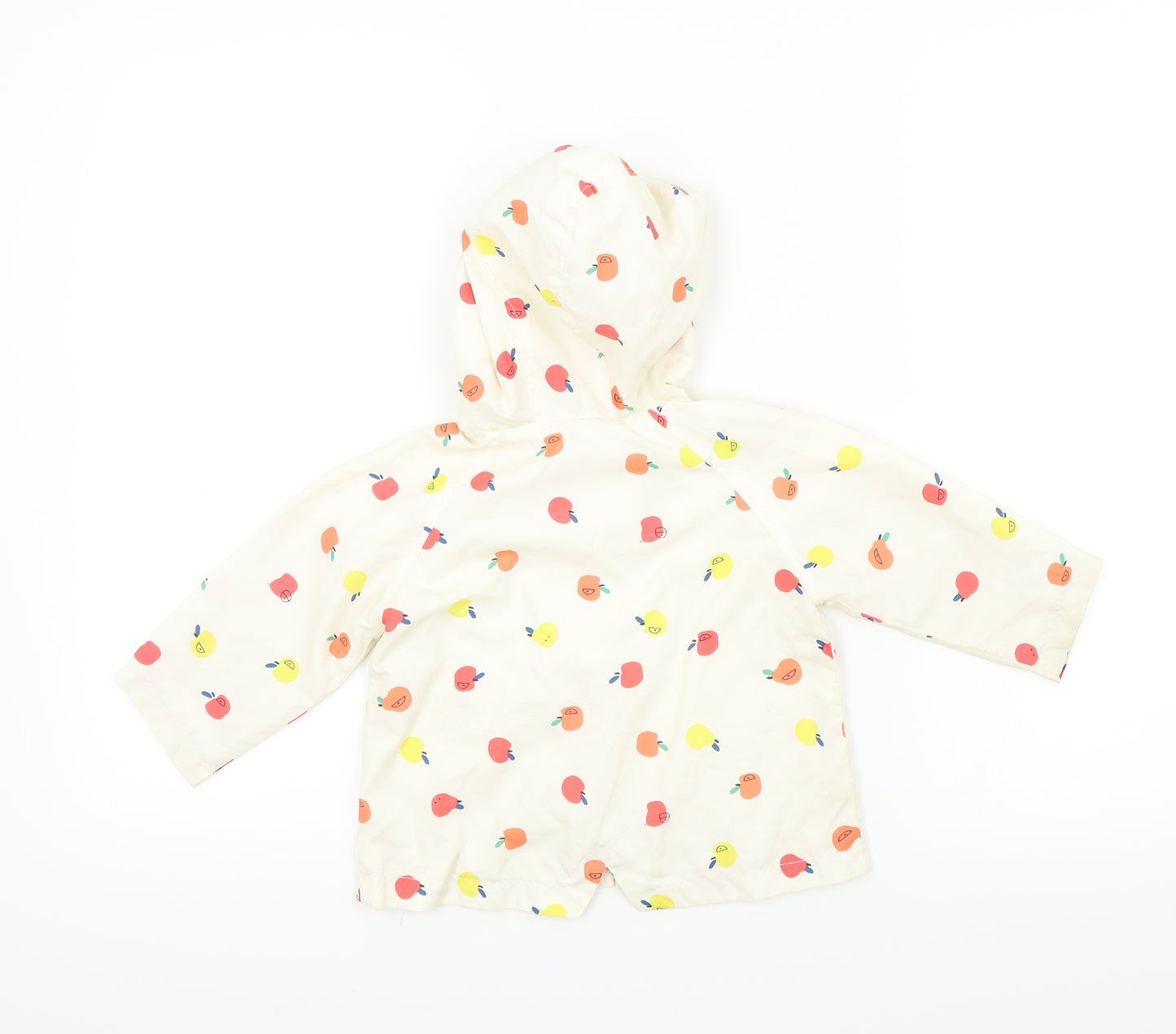 Zara Girls Multicoloured Geometric  Basic Jacket Jacket Size 9-12 Months