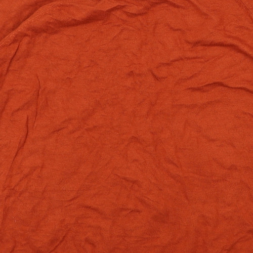 F&F Womens Brown   Pullover Jumper Size 14  - buttons on sleeves