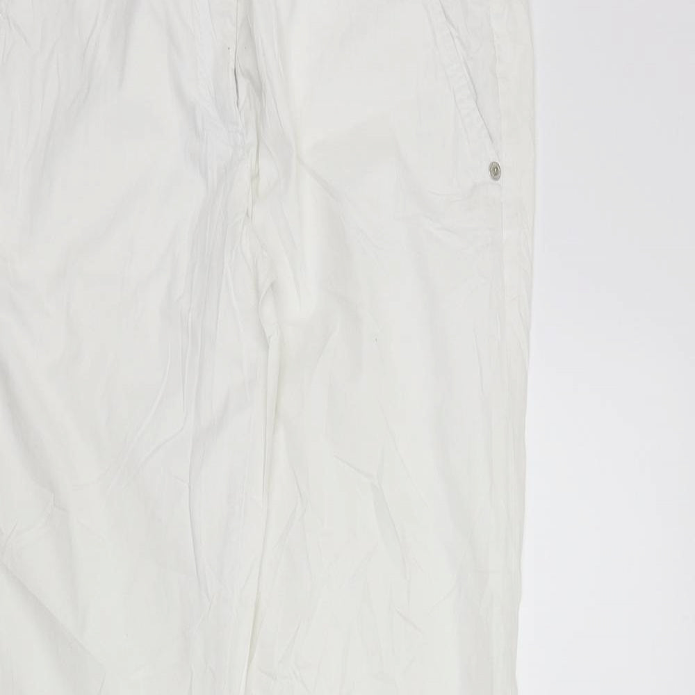 Broadway Womens White   Trousers  Size 14 L33 in