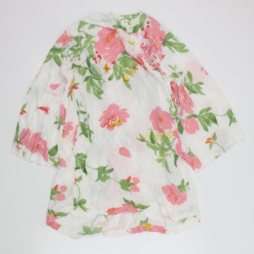 PLUM PRETTY SUGAR Womens Multicoloured Floral  Top Gown Size S
